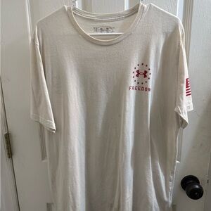 Under Armour Men's Off-White Freedom Tee